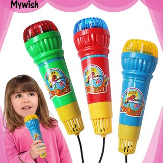 【新品特惠】 兒童玩具麥克風 寶寶擴音話筒 卡拉OK 無需用電幼兒回音話筒🍥新品