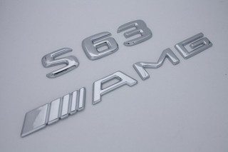 Benz 賓士 賓士 S Class S 63 ///// AMG 後車箱蓋 字型 字標