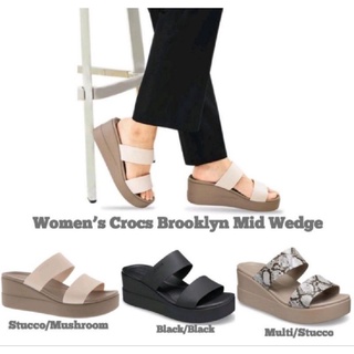 Crocs Brooklyn 中坡跟涼鞋 Crocs 女式 Crocs Brooklyn 坡跟鞋