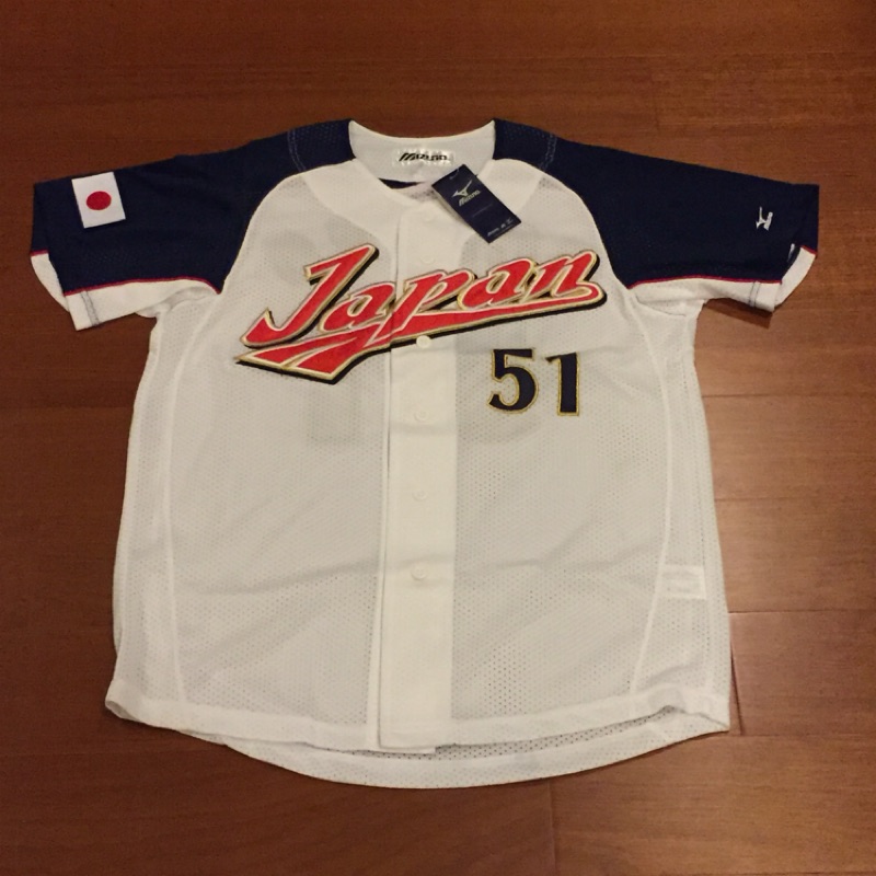 Pleasure081 Wbc 棒球經典賽鈴木一郎ichiro 51 日本棒球球衣mizuno Mlb 蝦皮購物