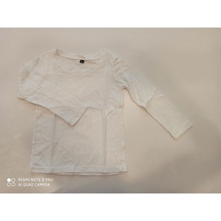 (二手很新)購於韓國女童長袖薄棉質T恤(4y)#597