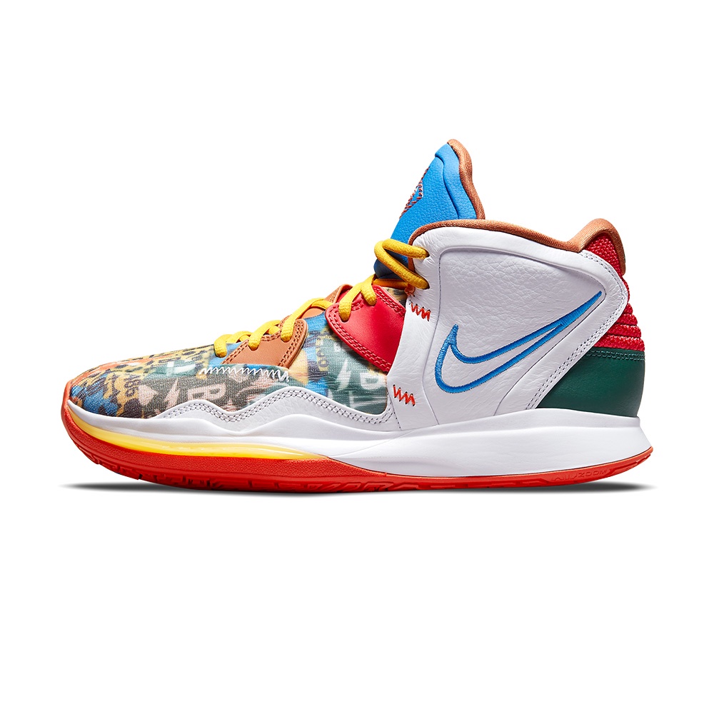 Nike Kyrie 8 EP 男 白橙 避震 包覆 運動 籃球鞋 DC9134-100