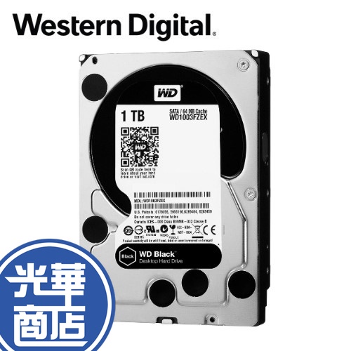 【現貨熱銷】WD 威騰 WD1003FZEX 新黑標 1TB 3.5吋 傳統硬碟 光華商場 公司貨