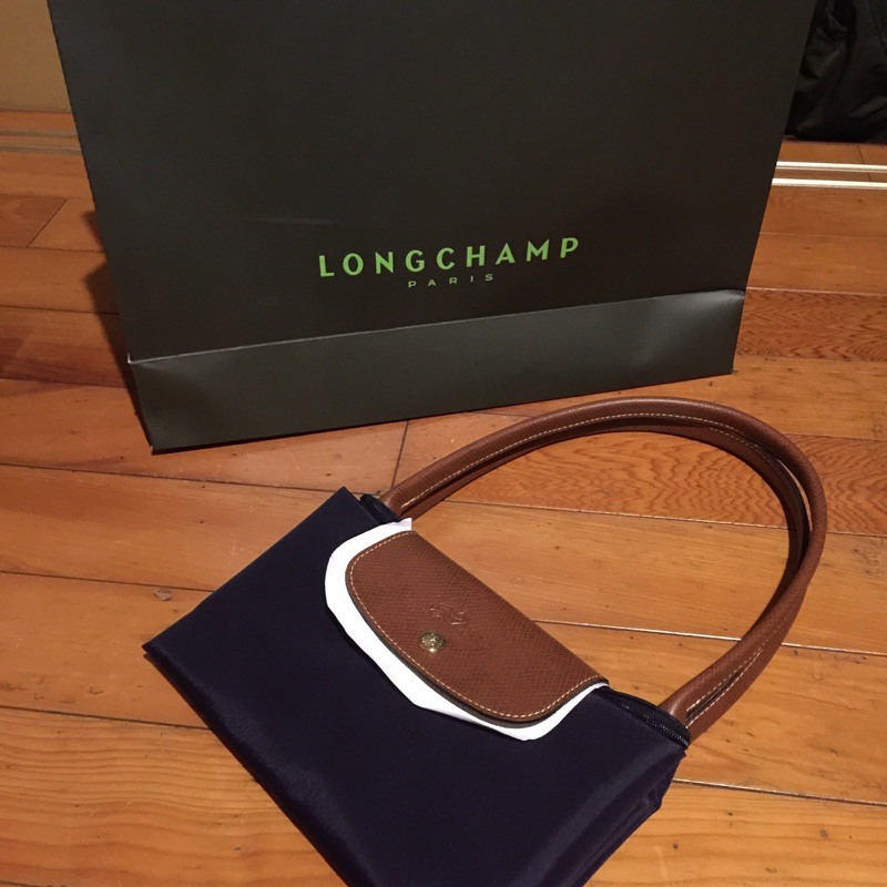 Longchamp 捷克帶回 全新 紫色  長柄L 超美 付紙袋