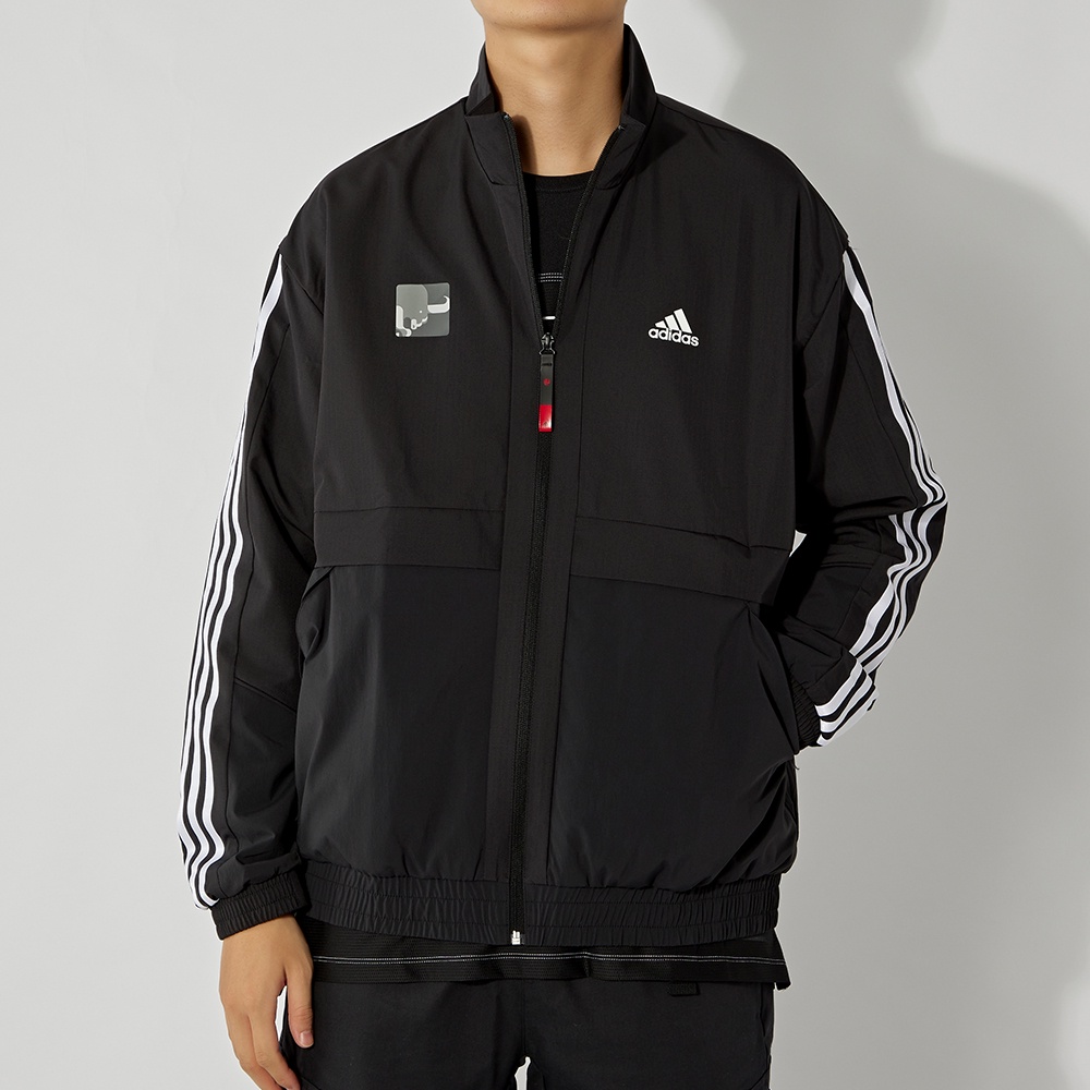 Adidas CNY JKT SOUTH 男 黑 防風 運動 休閒 外套 GP1823