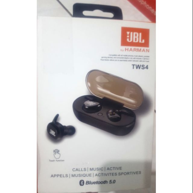 JBL TWS4 藍牙耳機5.0 完美音質  無線 雙耳 藍牙5.0 高音質 藍芽雙耳無線運動耳機  全新