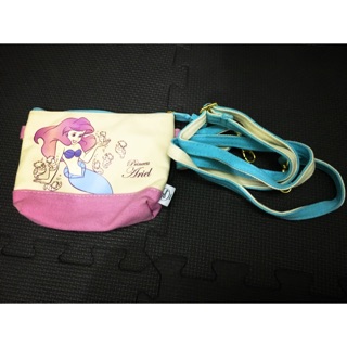 迪士尼正版小美人魚公主手機套背包零錢包