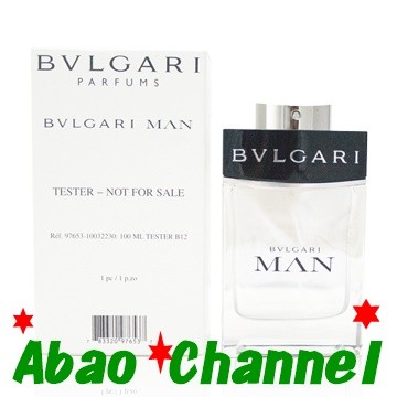 ★Abao Channel★ BVLGARI寶格麗 MAN當代男性淡香水 100ml (Tester)