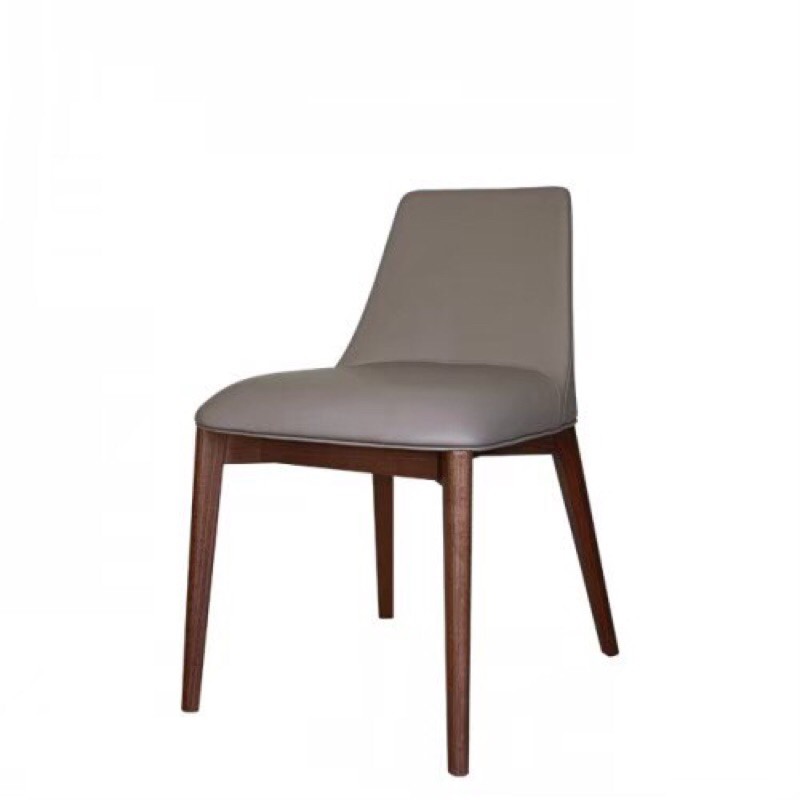 透氣皮革梣木腳餐椅化妝椅