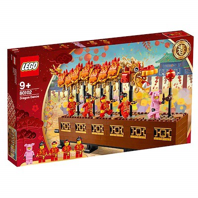 【LEGO PLAYER】LEGO 樂高 亞洲限定系列 80102 舞龍(些微盒損)