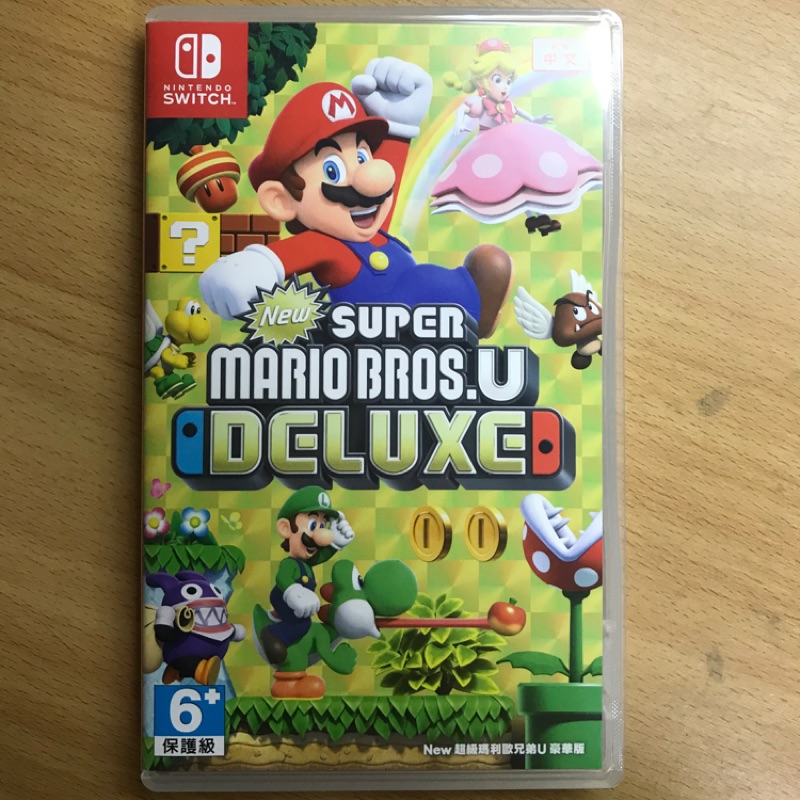 （二手9成新）New 超級瑪利歐兄弟U 豪華版 Super Mario Bro’s.U Deluxe switch 遊戲