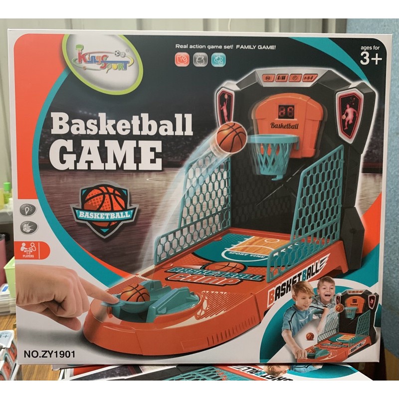 現貨 電動籃球遊戲機