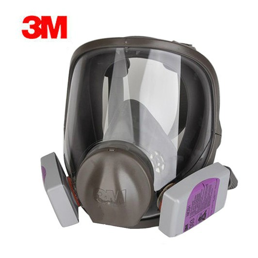 帶 3M 7093 P100 過濾器的 3M 6800 全面罩呼吸器