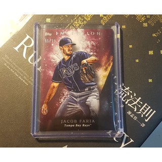 光芒隊 Jacob Faria 限量99張特卡 2018 Topps INCEPTION 球員卡