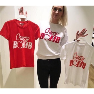 Ganni Cherry Bomb Tee 櫻桃字母短袖T恤