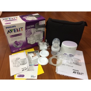 2016年新款 新安怡 PHILIPS AVENT 雙邊電動吸乳器/擠乳器SCF334/12