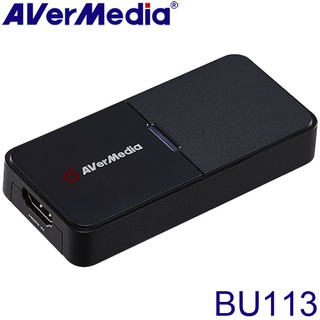 【3CTOWN】限量 含稅 AverMedia圓剛 BU113 Live Streamer CAP 4K 相機影像擷取器