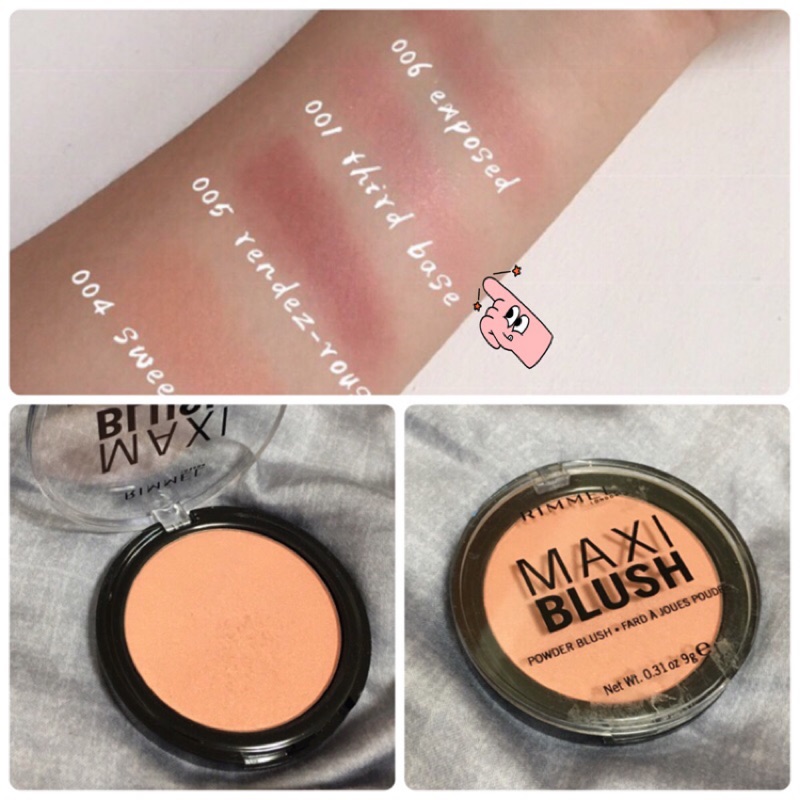 二手rimmel 腮紅001 微甜氣泡 蝦皮購物