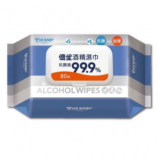 優生酒精濕巾超厚型80抽