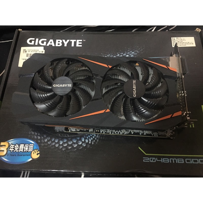 超殺價格 技嘉 GTX1060 6G Windforce OC 威風版 顯示卡 (N1060WF2OC-6GD)