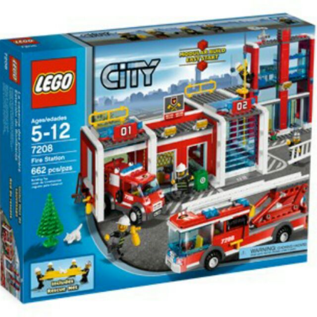 LEGO 樂高 7208 全新品未拆 城市系列 Fire Station 消防局