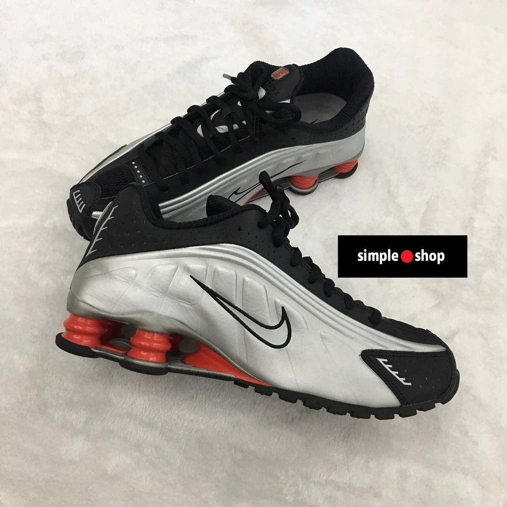 【Simple Shop】NIKE SHOX R4 彈簧鞋 黑銀 OG色 復刻 大氣墊 慢跑鞋 BV1111-008