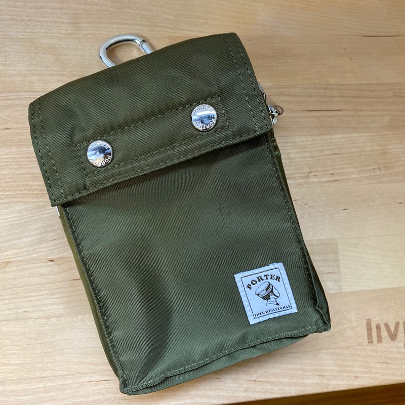Porter 軍綠 專櫃正品 腰包 小包 旅行小包 掛包 二手 極新