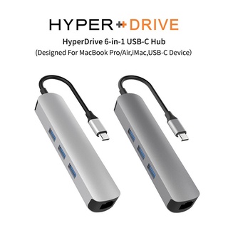【HyperDrive】6-in-1 USB-C Hub 多功能集線器