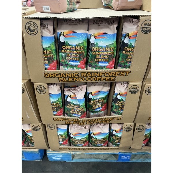 🍼貝卡媽🎠好市多 現貨 售完為止❤️熱帶雨林有機咖啡豆 藍山調和咖啡豆907g