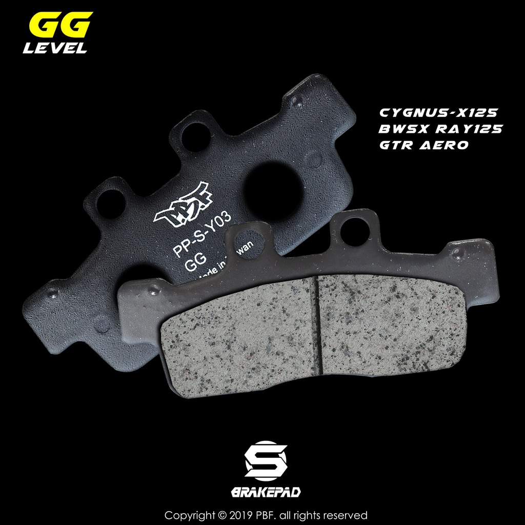 PBF暴力虎 |  S-Y03 陶瓷複合來令片 煞車皮 二代勁戰 BWSX(液晶版) GTR-AERO RAY