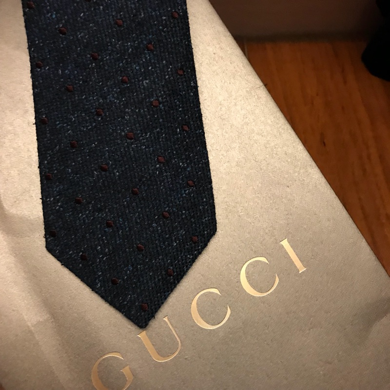 Gucci領帶台灣專櫃購入