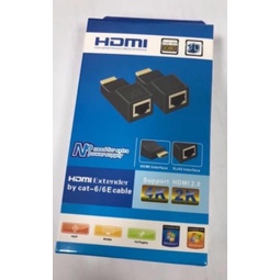 【台灣現貨】【五月份促銷】HDMI轉RJ45訊號延長器 4K1080P 30米HDMI延長器 單網線30米訊號延伸器