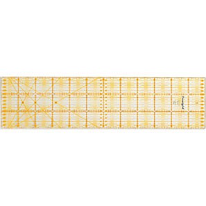 【傑美屋-縫紉之家】日本CLOVER可樂牌工具~切割定規尺15×60cm  57623 裁尺/裁布尺/拼布定規尺/切割尺