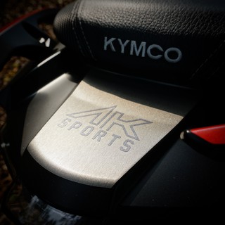 光陽 KYMCO 一代 AK 550 尾燈上蓋 髮絲鈦 裝飾貼紙