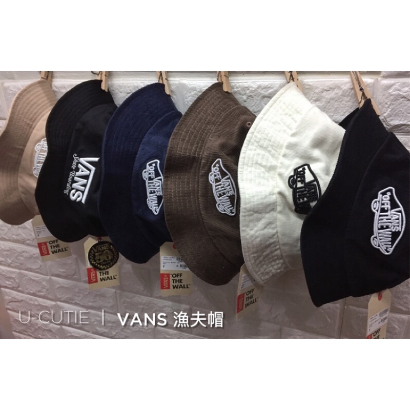 VANS 漁夫帽 黑/藍/棕/駝 色