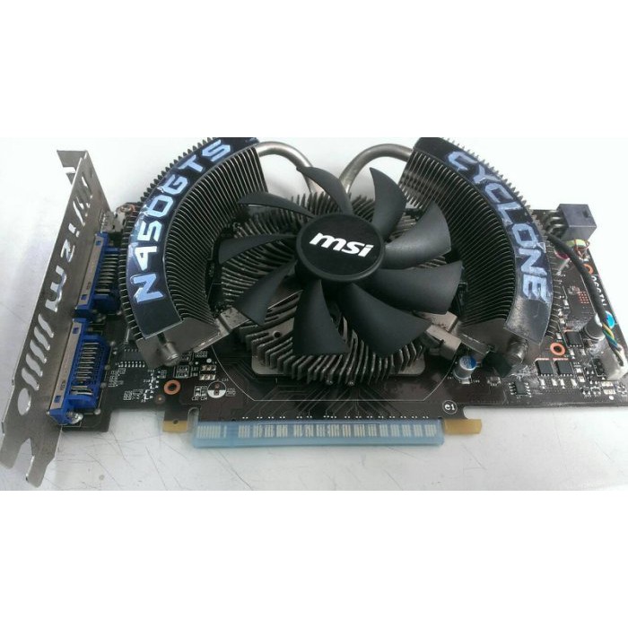 【光華維修中心】MSI N450GTS Cyclone 1GD/OC (二手良品) -P100