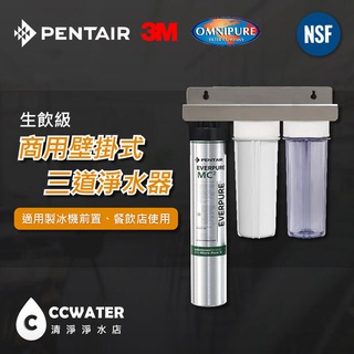 清淨淨水店*商用款3道大流量淨水器/製冰機前置/2道NSF濾心+主濾心4分/6分管/生飲級淨水器2380元起。