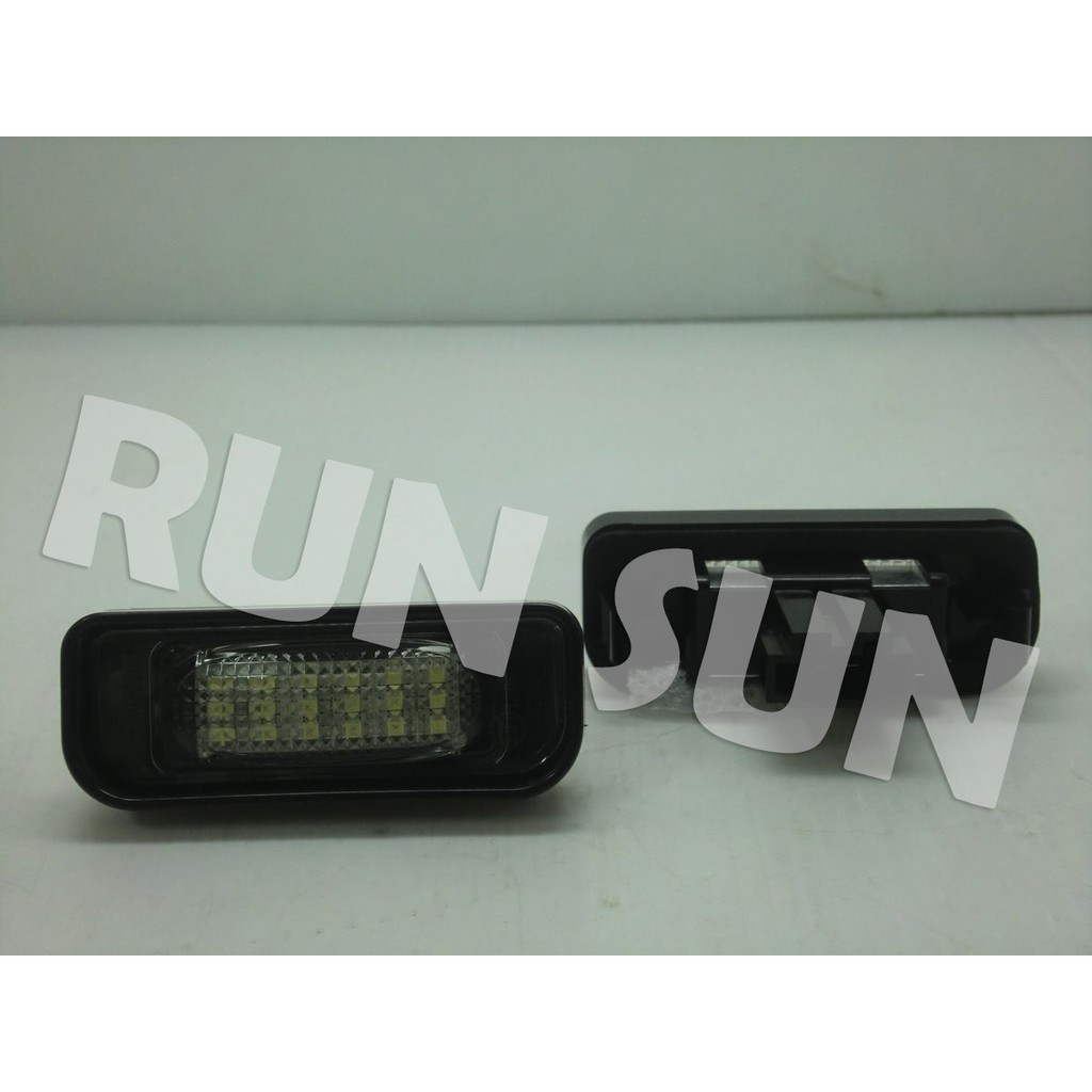 ●○RUN SUN 車燈,車材○● 全新 賓士 1998~ W220 S320 S350 LED 牌照燈 一對