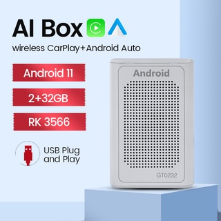 車用 有線轉無線carplay android auto carplay ai box android ai