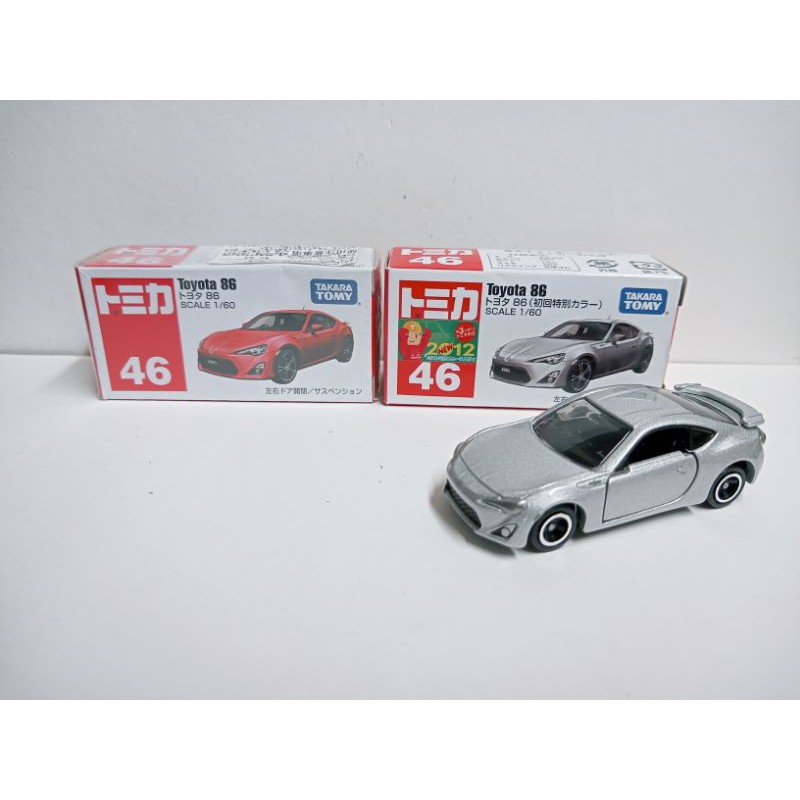 (現貨)Tomica 46-8 Toyota 86 一般+初回双車合售