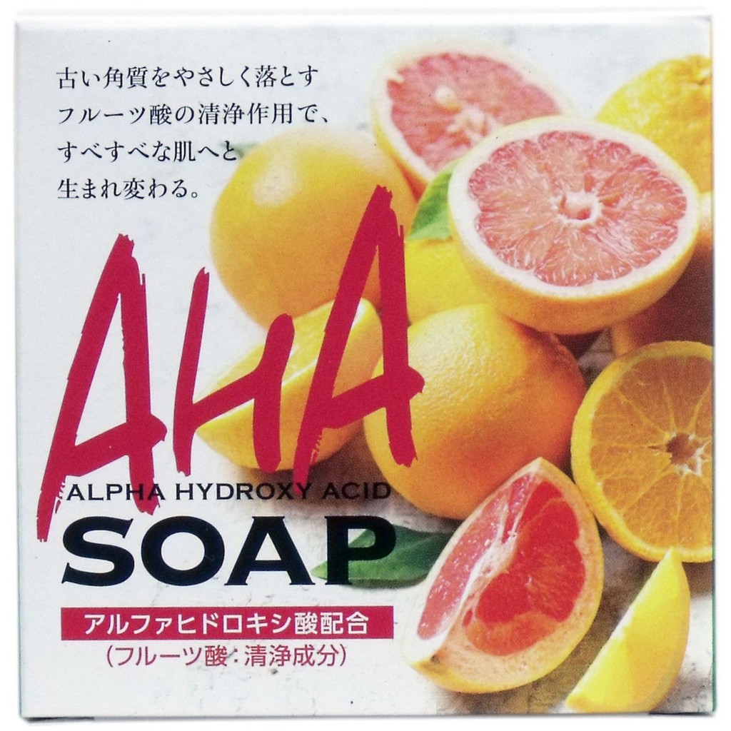 303生活雜貨館clover日本製香皂/沐浴皂  去角質肥皂 80g-AHA