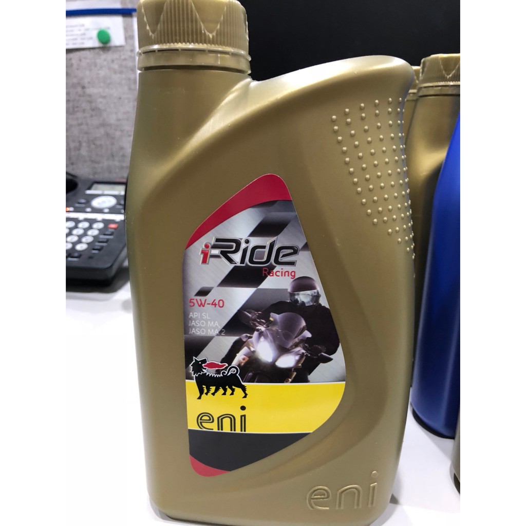 卡普機油★eni i-Ride Racing 4T 5W40 1L 機車 合成 機油 5W-40 整箱免運