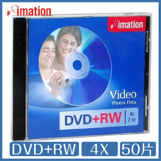 怡敏信 Imation 4X DVD+RW 4.7GB 單片盒裝 光碟 DVD 中環代工
