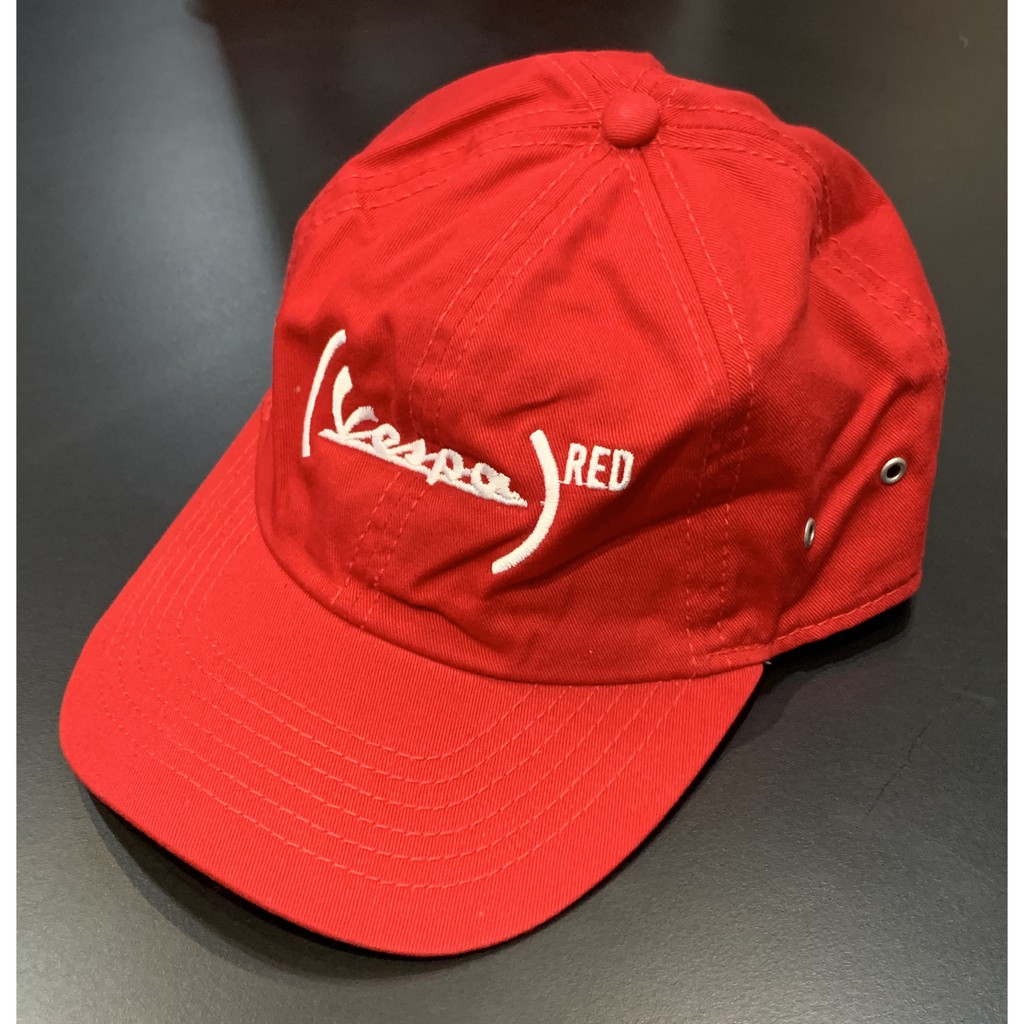 VESPA偉士牌 原廠 946限量棒球帽 經典紅