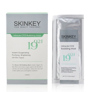 SKINKEY - 保濕系列奇蹟二氧化碳起泡面膜（所有皮膚類型）充氧淨化 - 5pcs