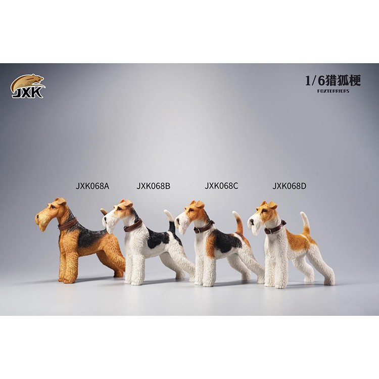 那間模型 Jxk 1 6 剛毛獵狐梗獵狐梗獵狐犬狗模型公仔仿真樹脂禮物jxk068 蝦皮購物