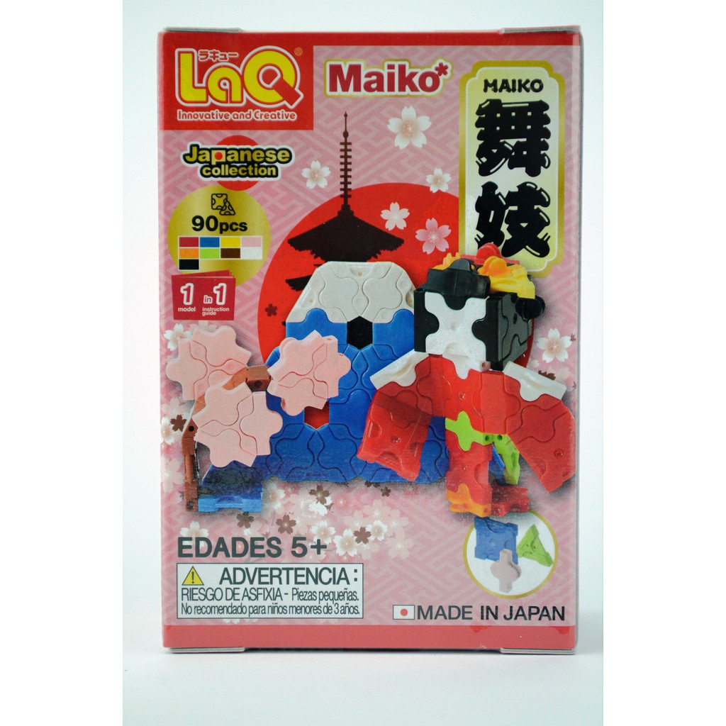 [正版公司貨]LaQ日本系列 舞妓  日本製造立體3D拼接積木/益智玩具