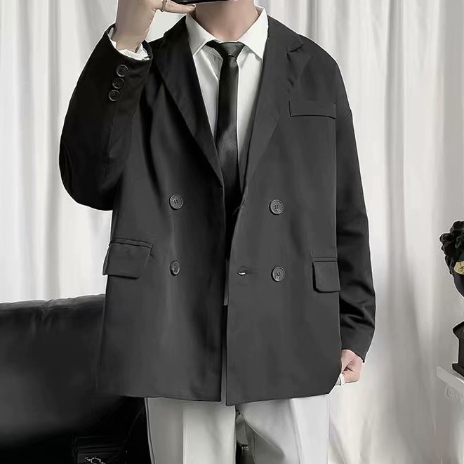 韓版男士 寬鬆 百搭 西裝 潮流 學生 休閒 夾克 西服外套（VLG14）【壹號站】