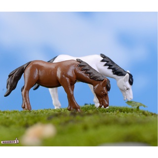 📣[開立發票臺灣賣家] 馬 模擬小馬 駿馬 白馬 微景觀擺件 盆栽裝飾 多肉植物 迷你園藝 園藝植作 微景觀 工藝品