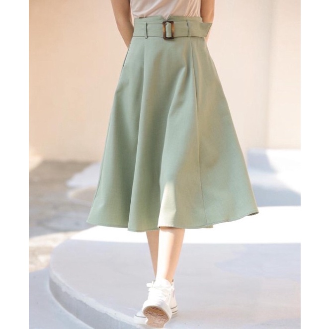 轉賣Rika SAISON DE PAPILLON 優雅時尚傘裙(綠）